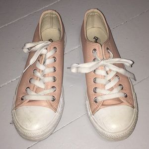 Blush pink sneakers